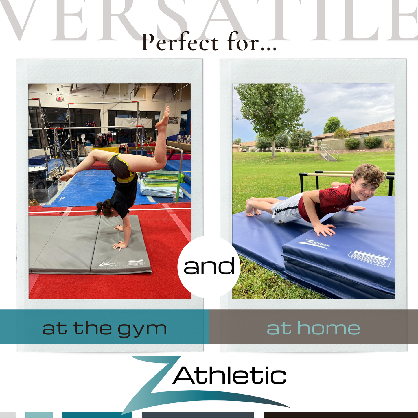 Z Athletic 4ft x 12ft x 2in Gymnastics Mat