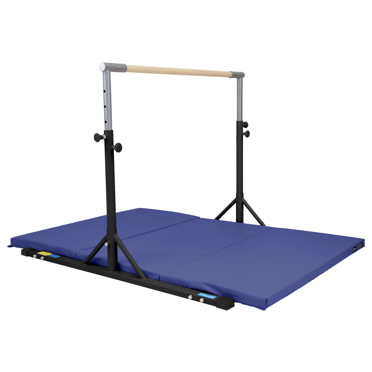 Z Athletic Kip Bar and 4' x 6' x 2" Gymnastics Mat Bundle