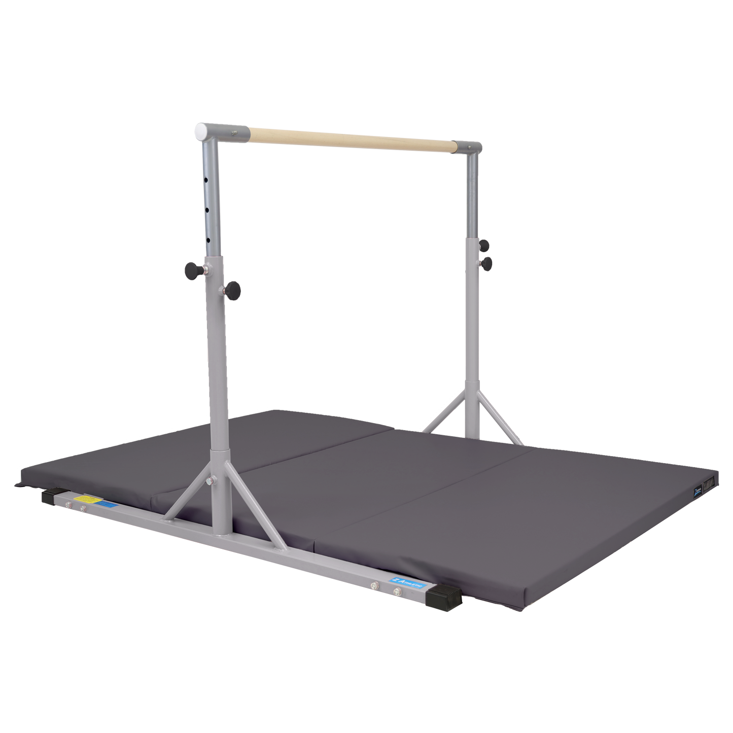 Z Athletic Kip Bar and 4' x 6' x 2" Gymnastics Mat Bundle