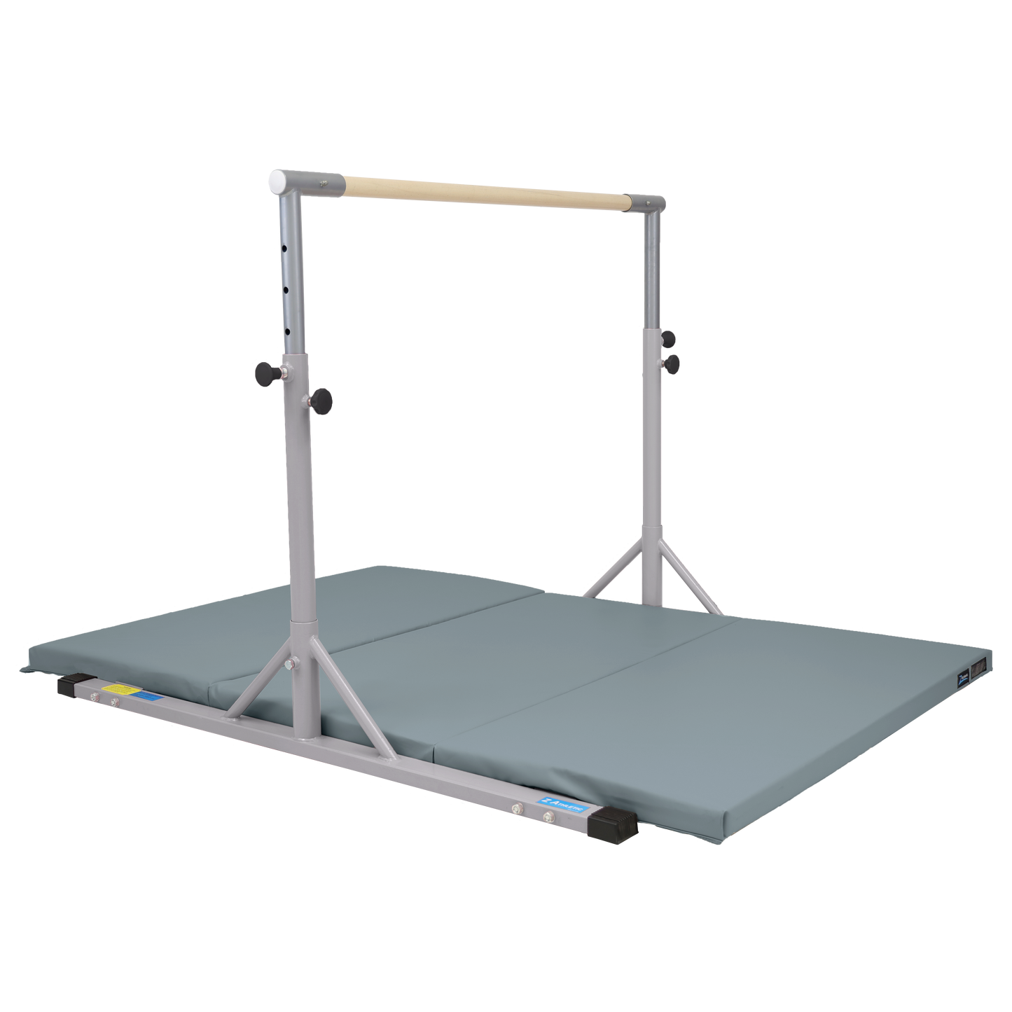 Z Athletic Kip Bar and 4' x 6' x 2" Gymnastics Mat Bundle