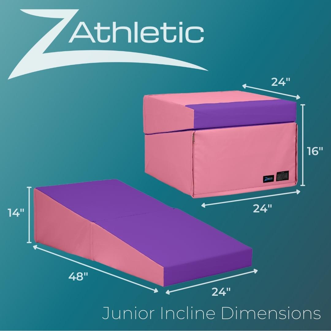 Z Athletic Gymnastics Junior Incline Cheese Wedge Mat
