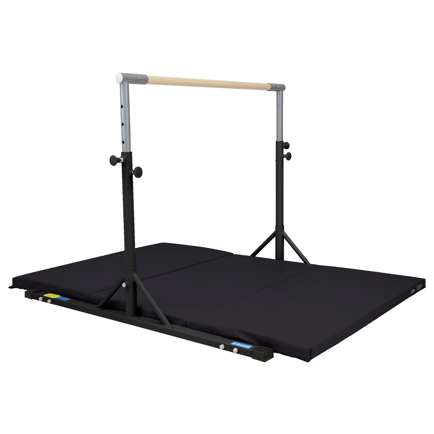Z Athletic Kip Bar and 4' x 6' x 2" Gymnastics Mat Bundle