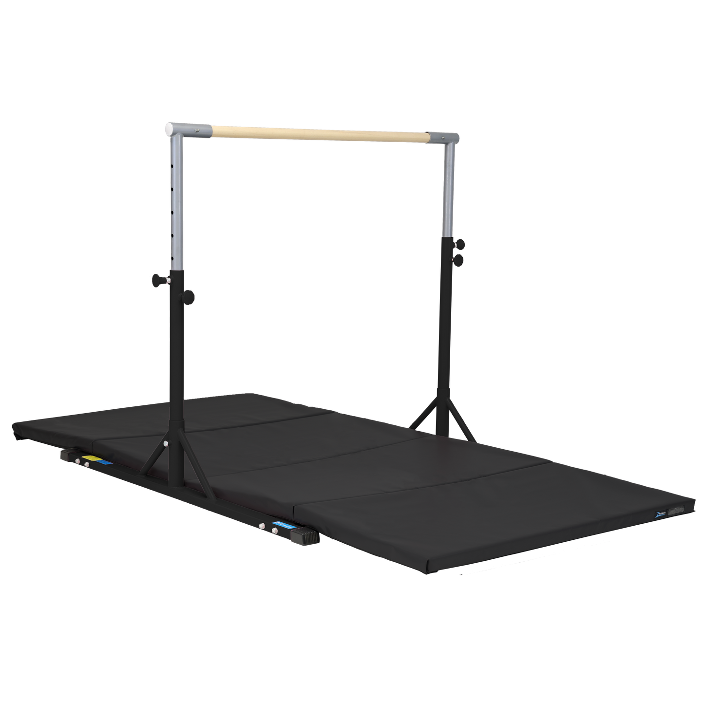 Z Athletic Kip Bar and 4' x 8' x 2" Gymnastics Mat Bundle