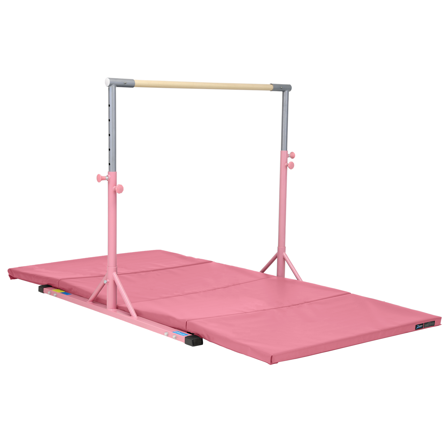 Z Athletic Kip Bar and 4' x 8' x 2" Gymnastics Mat Bundle