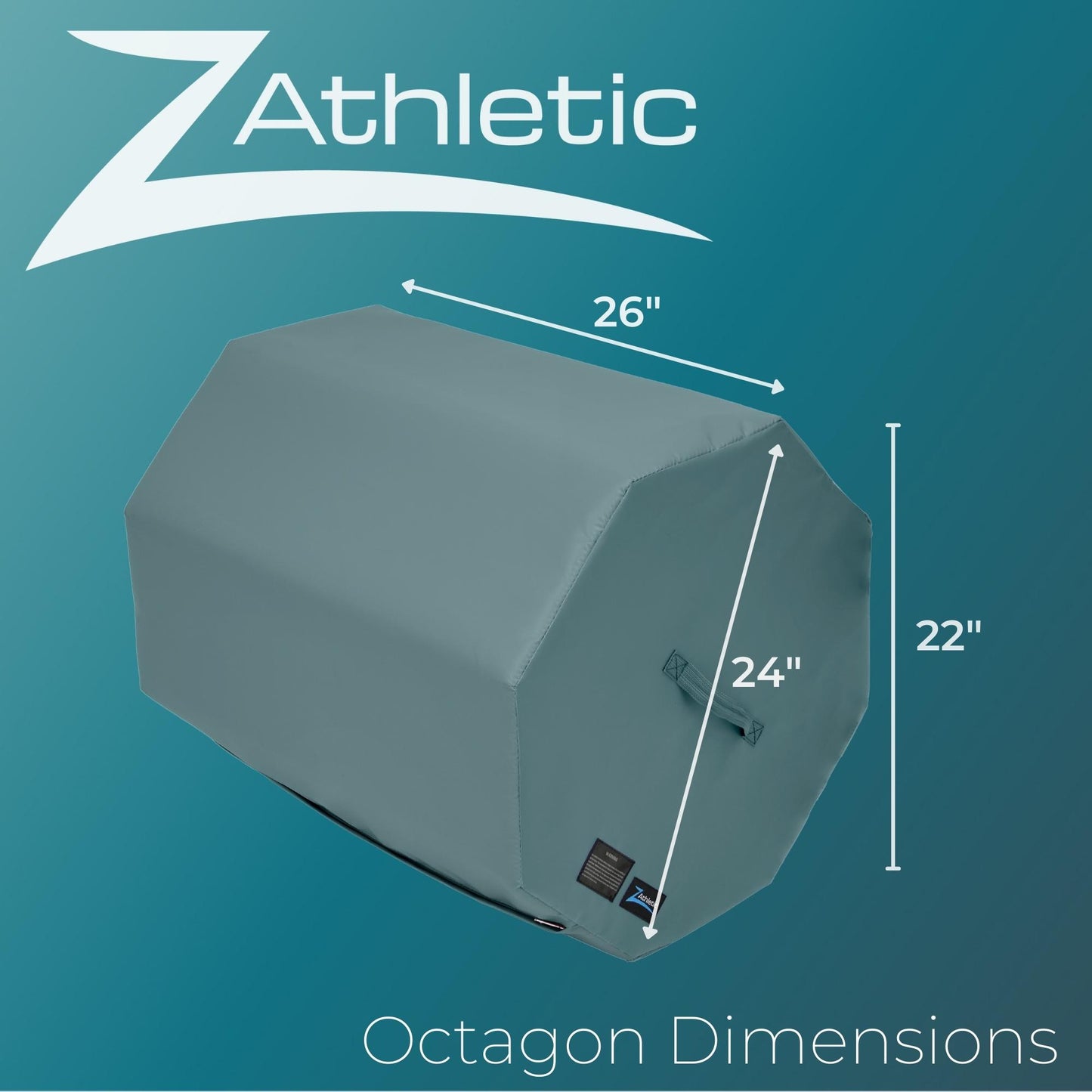 Z Athletic Octagon Mat for Gymnastics, Tumbling, Cheerleading