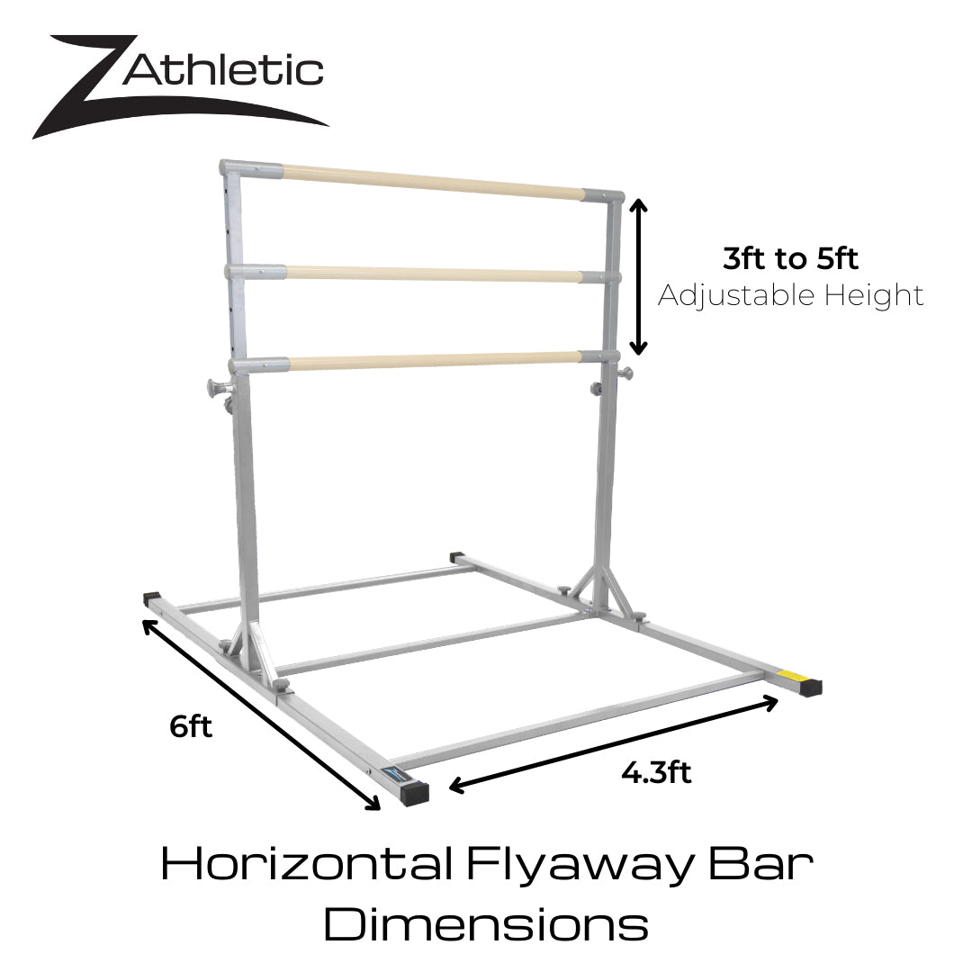 Flyaway Duo - Horizontal Bar and 4ft by 6.5ft Mat