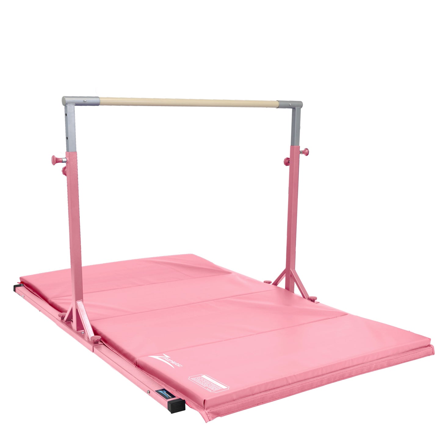 Z Athletic Flyaway Duo - Horizontal Bar and 4ft by 6.5ft Mat