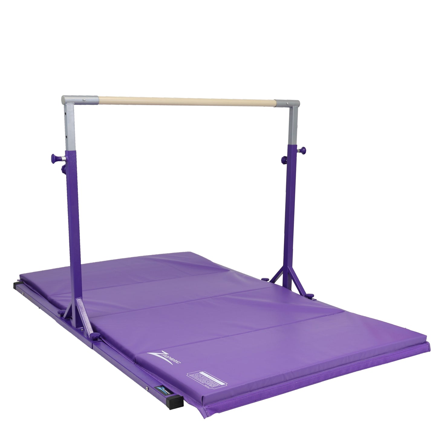 Z Athletic Flyaway Duo - Horizontal Bar and 4ft by 6.5ft Mat