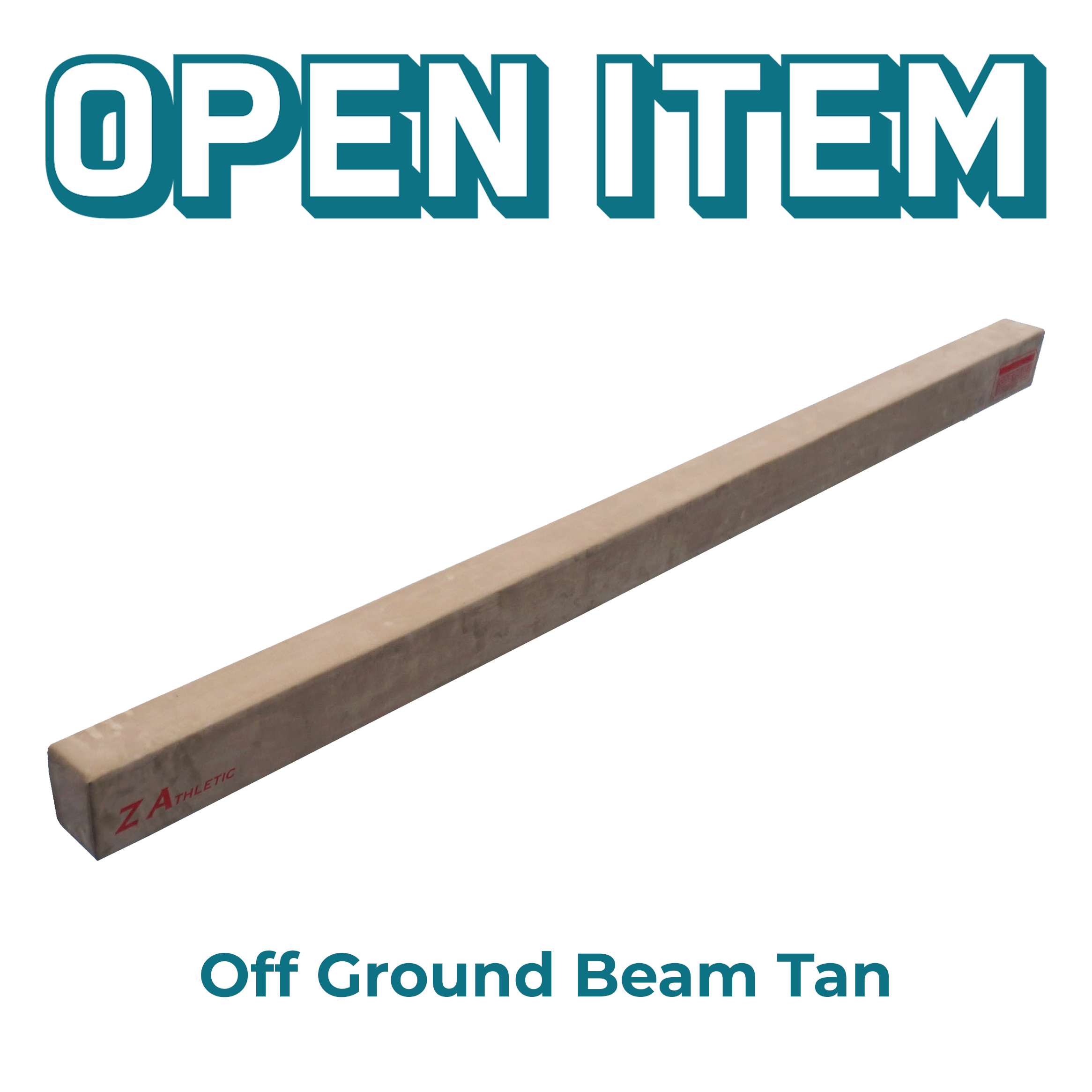 Open Off Ground Beam Tan (beam only) – Z Athletic