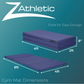 Open 4ft x 8ft x 2in Tumbling Mat