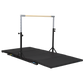 Z Athletic Kip Bar and 4' x 8' x 2" Gymnastics Mat Bundle