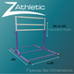 Open Flyaway Duo, Horizontal Bar & Mat Combo
