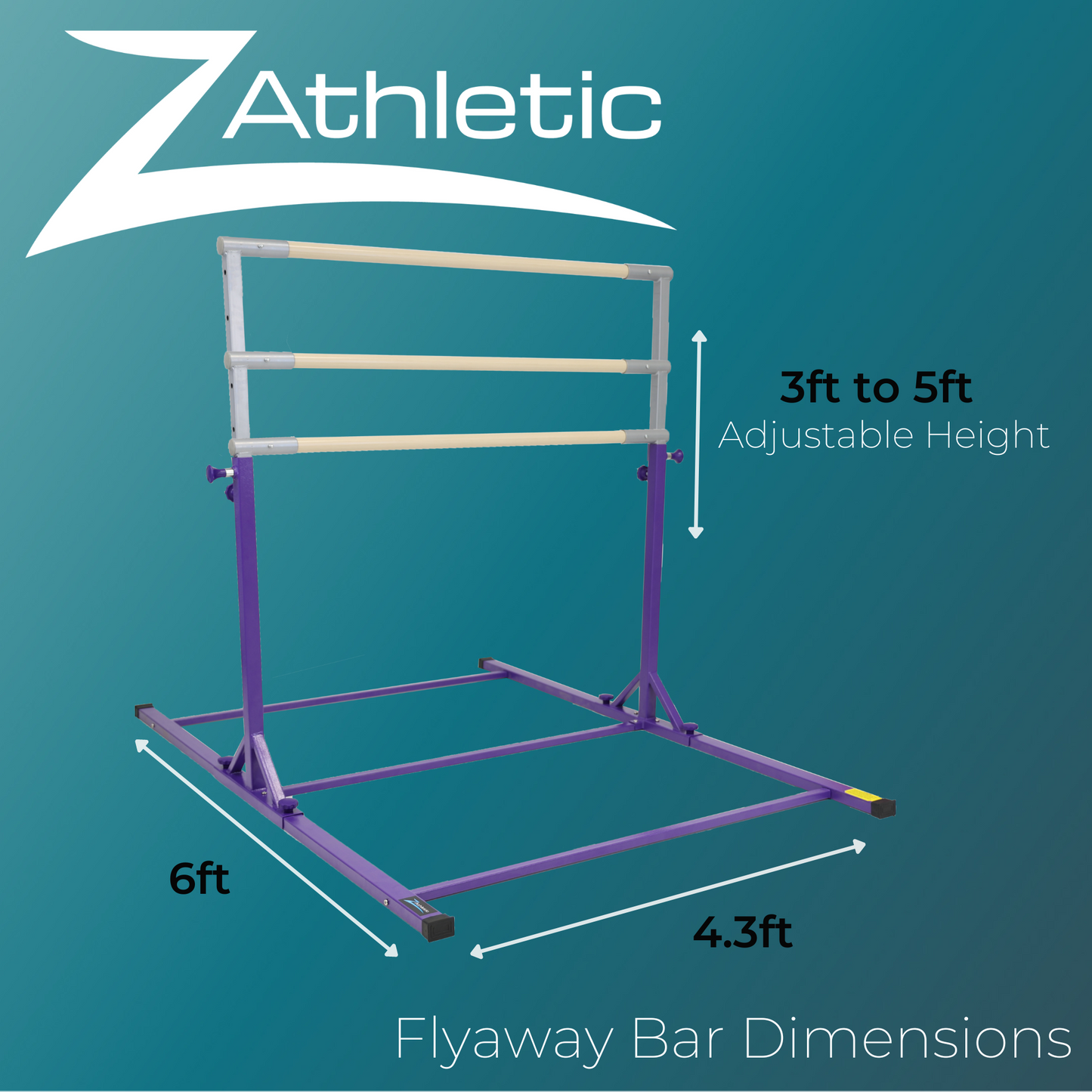 Open Flyaway Duo, Horizontal Bar & Mat Combo