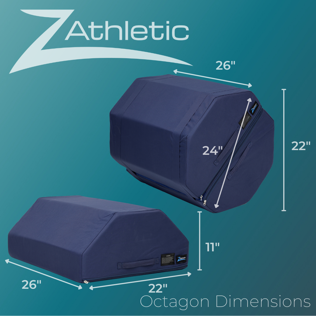 Open Split Octagon Tumbling Mat