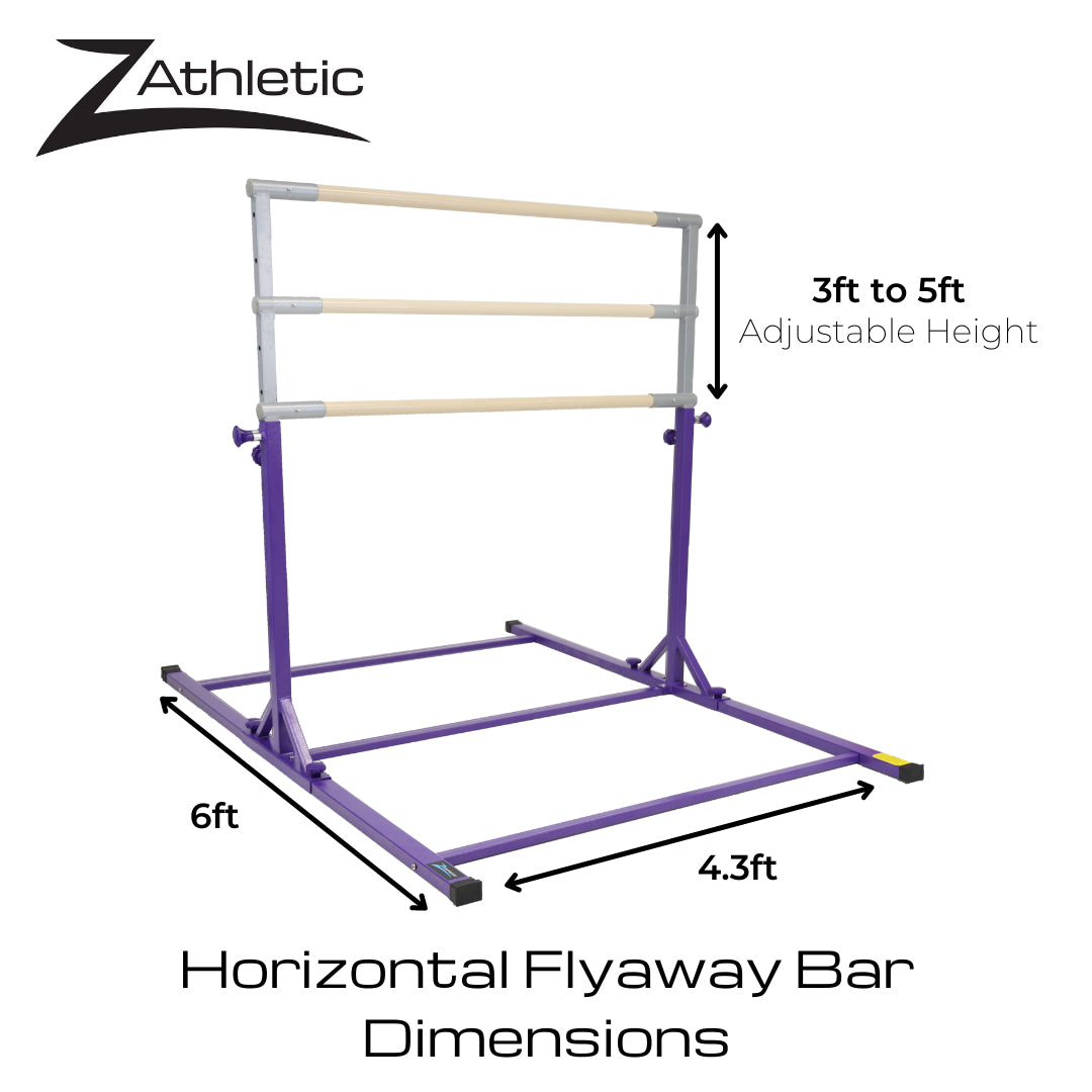 Flyaway Duo - Horizontal Bar and 4ft by 6.5ft Mat